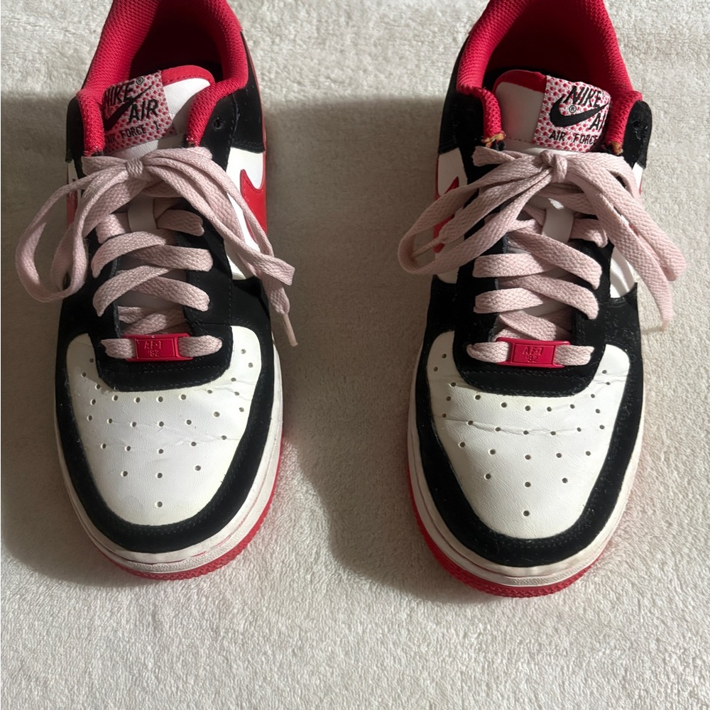 Nike Air Sneakers in Black, White, and Pink